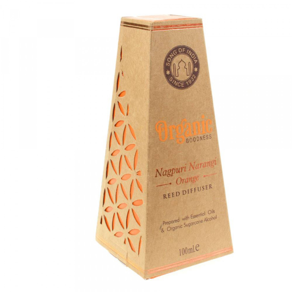 Nagpuri Narangi Orange Reed stick diffuser Organic Goodness, 100ml